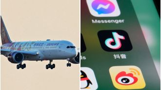 Two strangers locked a crying baby in the airplane bathroom.
