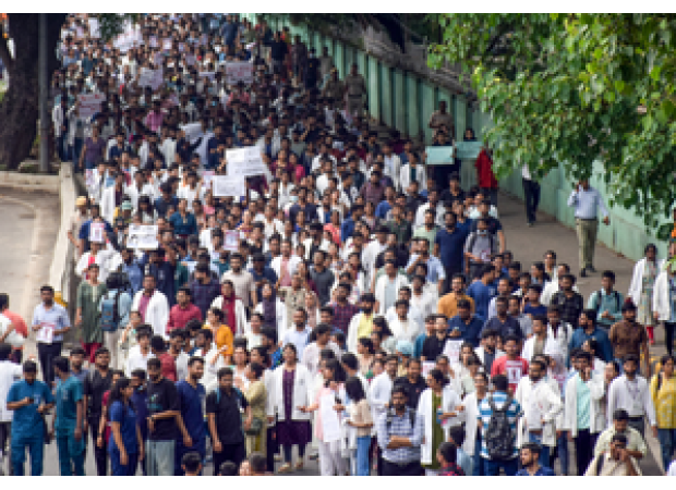 AIIMS doctors in Kolkata are planning a protest at Jantar Mantar to raise awareness about the recent tragedy.