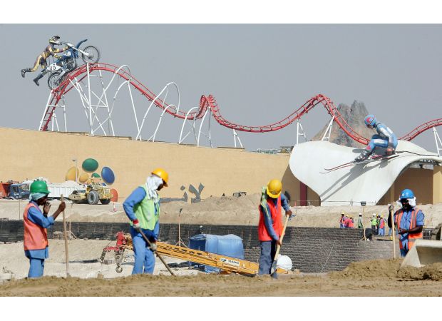 There is an unfinished £50 billion Disney World competitor that has been in progress for 21 years.