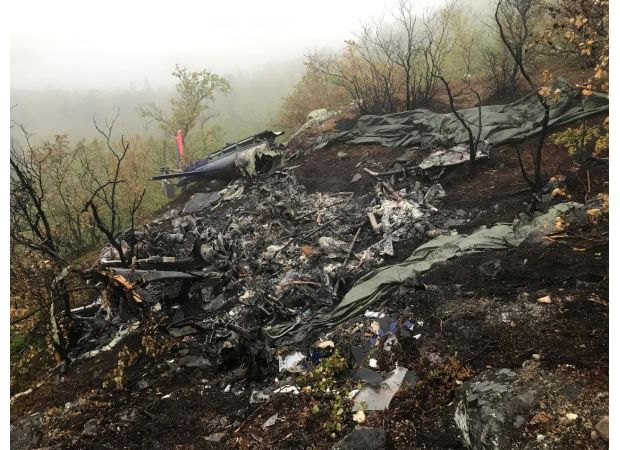 A helicopter tour ended tragically when it crashed into a mountain.