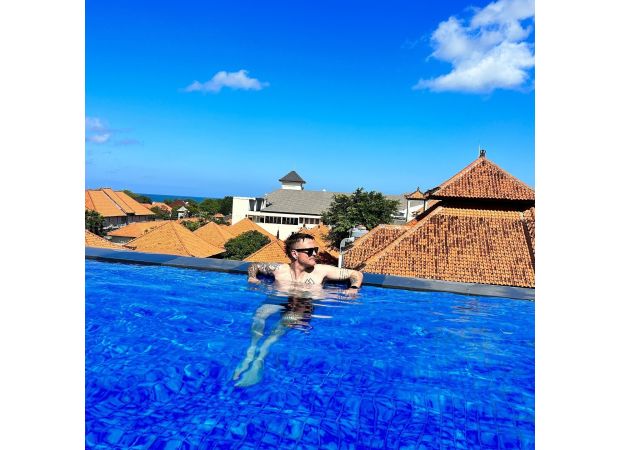 Grieving fiance after Aussie man dies in Bali motorbike crash.