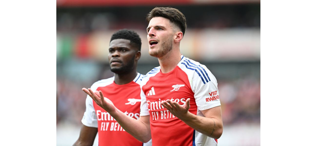 Declan Rice, a player for Arsenal, will not be playing in the upcoming match against Tottenham due to receiving a red card during the Brighton game.
