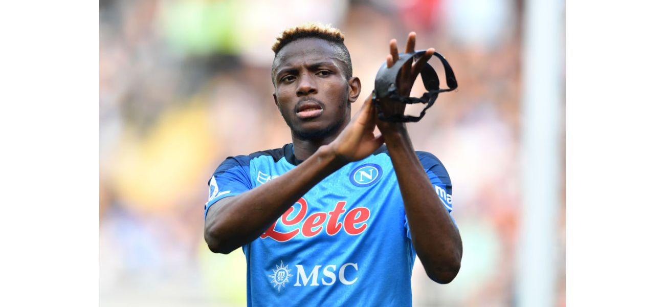 After his failed move to Chelsea, Victor Osimhen received a double punishment from Napoli.