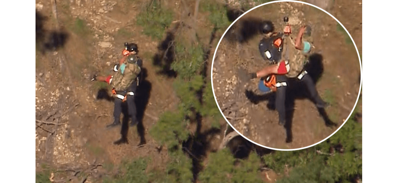 Rescue mission underway for four hikers stranded on cliff overnight.
