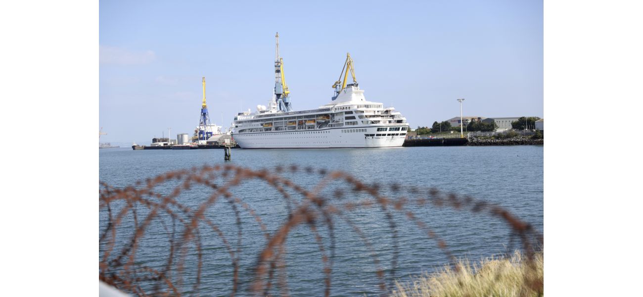 Passengers are stranded in Belfast port after purchasing tickets for a three-year-long cruise.