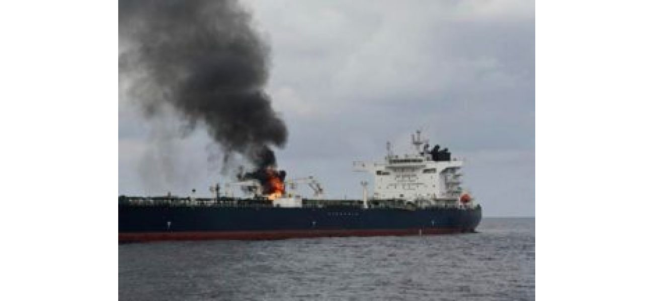 Houthi rebels possibly attacked a container ship while an oil tanker is on fire in Yemen.