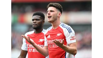 Declan Rice, a player for Arsenal, will not be playing in the upcoming match against Tottenham due to receiving a red card during the Brighton game.