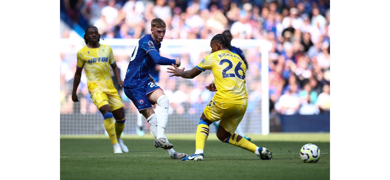 Palmer ties Chelsea record with assist in draw vs. Crystal Palace.