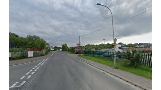 A pilot has passed away following a light aircraft accident in an industrial area.