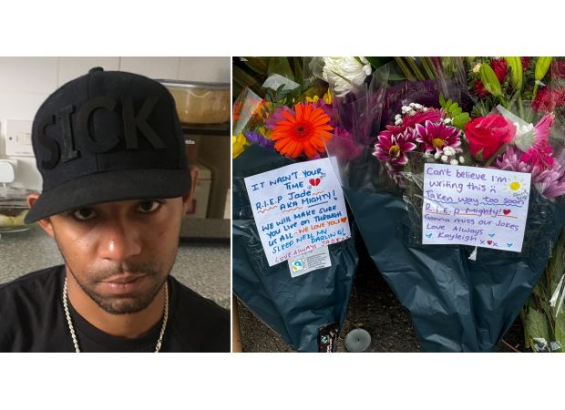 Disabled man on scooter stabbed in London, suspects still at large.