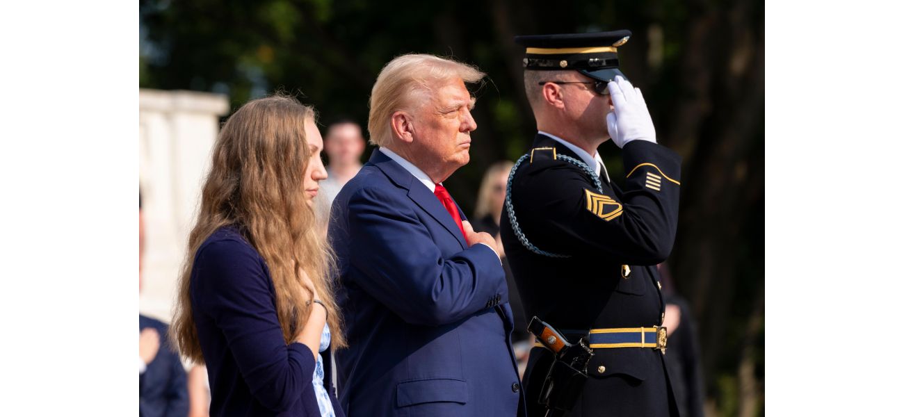 Trump defends visit to Arlington Cemetery, criticizes Harris for her cemetery visit.