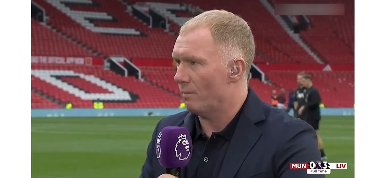 Scholes concerned for Man Utd after loss to Liverpool.
