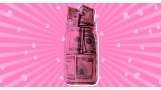 A money jar with honey may save money but could harm relationships.