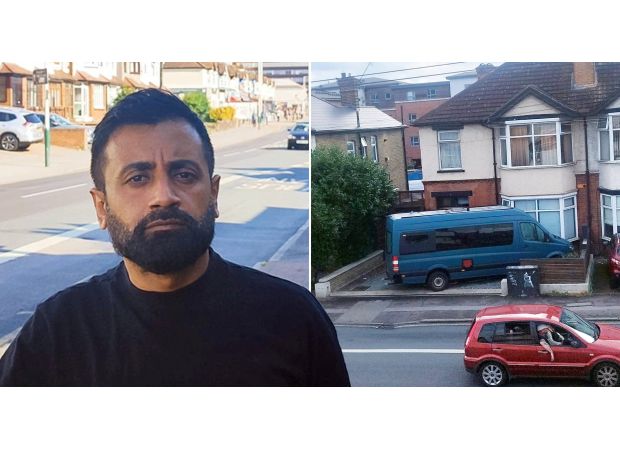 Man gets ticket for parking in own yard, faces fine of £145.