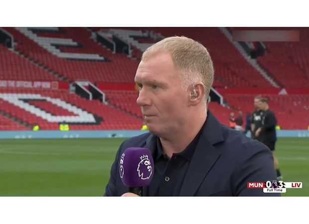 Scholes concerned for Man Utd after loss to Liverpool.