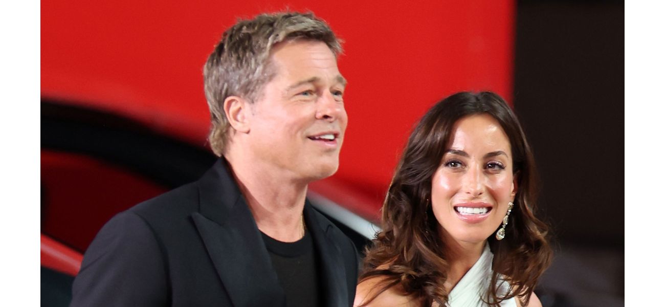 Brad Pitt and Ines de Ramon make their first red carpet appearance as a couple.