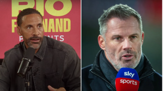 Ferdinand takes jab at Carragher for showing lack of respect towards Man Utd's Casemiro.
