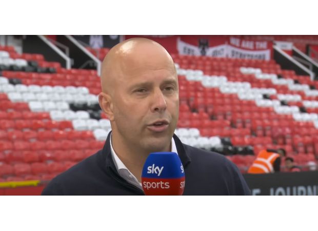 Slot says Liverpool took advantage of a weakness in Manchester United's game.