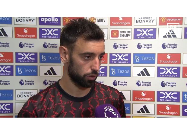 Man Utd's Bruno Fernandes assesses team's chances for Premier League title following defeat against Liverpool.