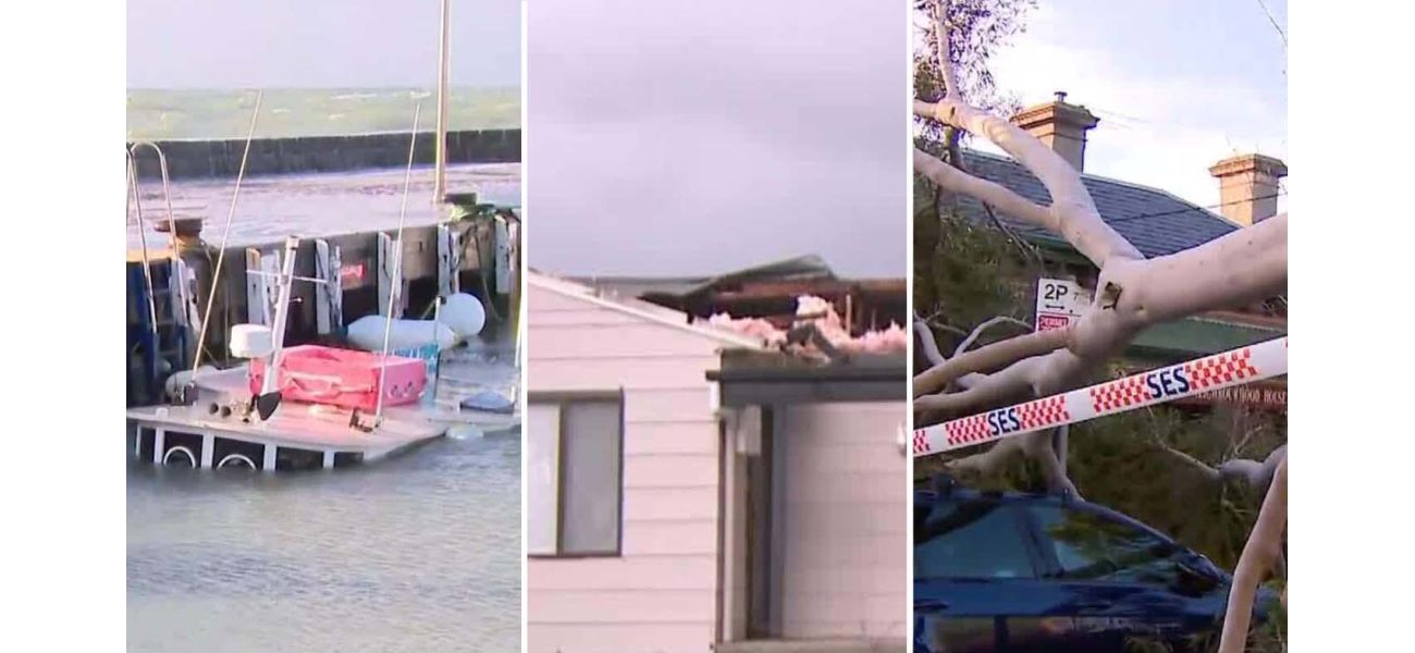 Strong winds in Victoria cause major damage, requiring large-scale clean-up and home repairs.
