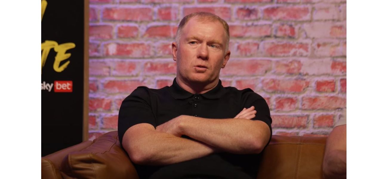 Former Manchester United player Paul Scholes calls out the club's worst-ever signing, saying they were unable to properly kick a football.