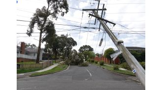 Efforts underway to bring electricity back to 40,000 residents in Victoria following severe weather.