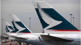 Many flights cancelled by major airline due to engine issue.