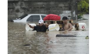 14 people, including a pregnant woman, died in landslides caused by Tropical Storm Yagi.