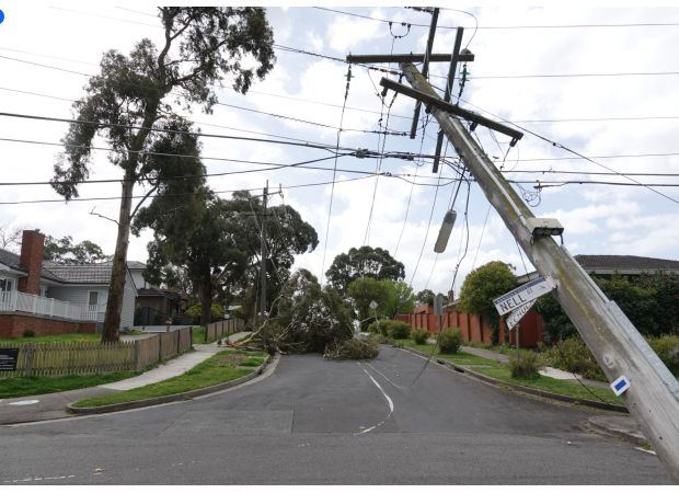 Efforts underway to bring electricity back to 40,000 residents in Victoria following severe weather.