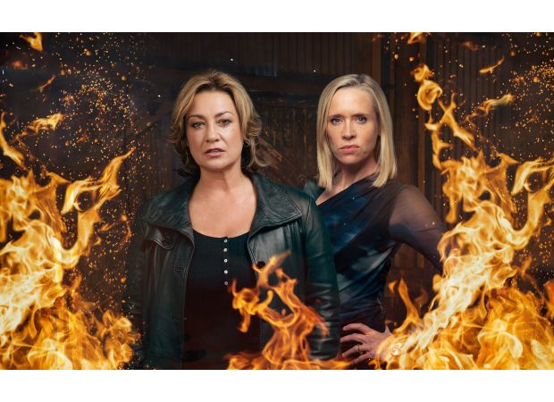 Moira mourns as she stands over Ruby's body after the shooting in Emmerdale.