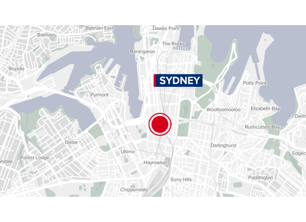 Many people had to leave a Sydney building due to a fire in the trash containers.