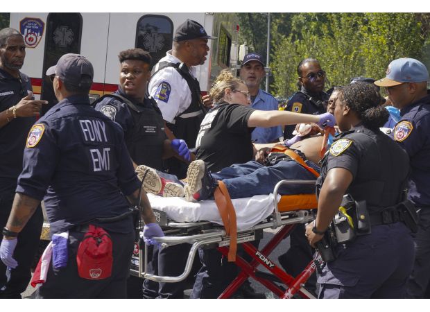 Five individuals injured in shooting at New York parade.