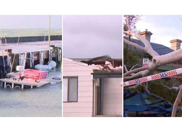 Strong winds in Victoria cause major damage, requiring large-scale clean-up and home repairs.