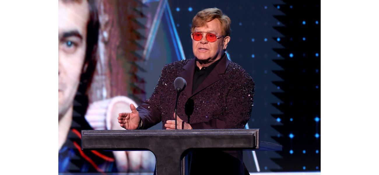 Elton John's eye impaired after serious infection.