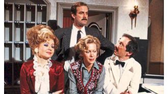 A star from Fawlty Towers was annoyed by a question about the show.
