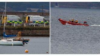 Intensive search underway for woman who disappeared while swimming in well-known bay.