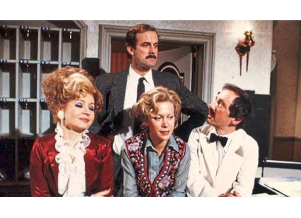 A star from Fawlty Towers was annoyed by a question about the show.