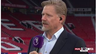 Schmeichel slams ten Hag for not using Man Utd academy player against Liverpool.