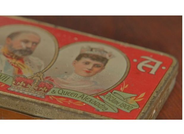 Guest on Antiques Roadshow shocked by worth of 122-year-old chocolate bar.