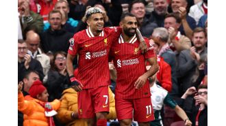 Luis Diaz of Liverpool conveys a message to Mohamed Salah following surprising news about a transfer.