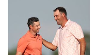Golf stars McIlroy and Scheffler to take on LIV Golf opponents in highly anticipated match.