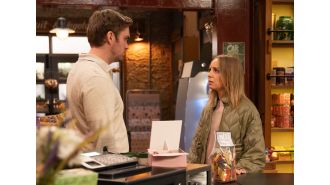 Tom King from Emmerdale kisses Belle in a disturbing turn of events as the abuse storyline intensifies.