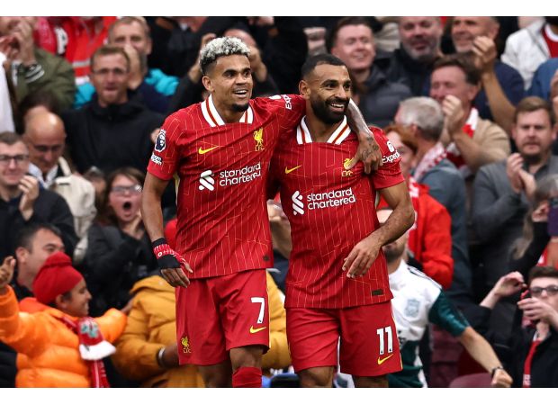 Luis Diaz of Liverpool conveys a message to Mohamed Salah following surprising news about a transfer.