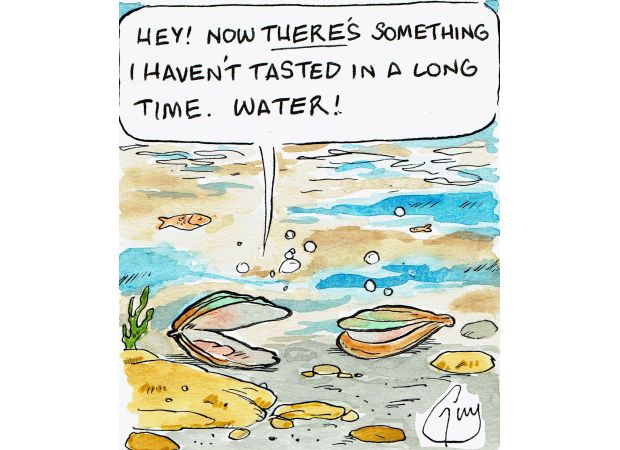 Guy Venables creates a daily cartoon for the Metro newspaper.