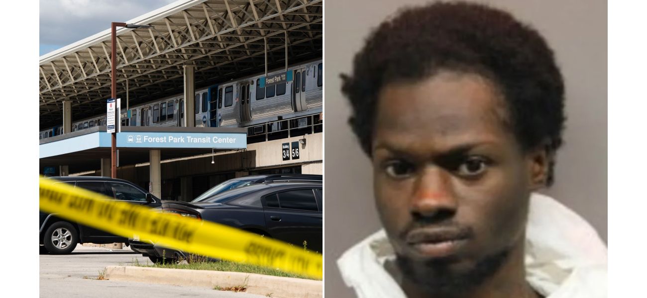 Sad mugshot of man who killed four train passengers in execution-style shooting.
