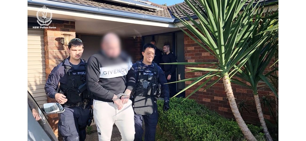 A suspected member of a motorcycle gang has been arrested for attacking and stomping on a man in Sydney.
