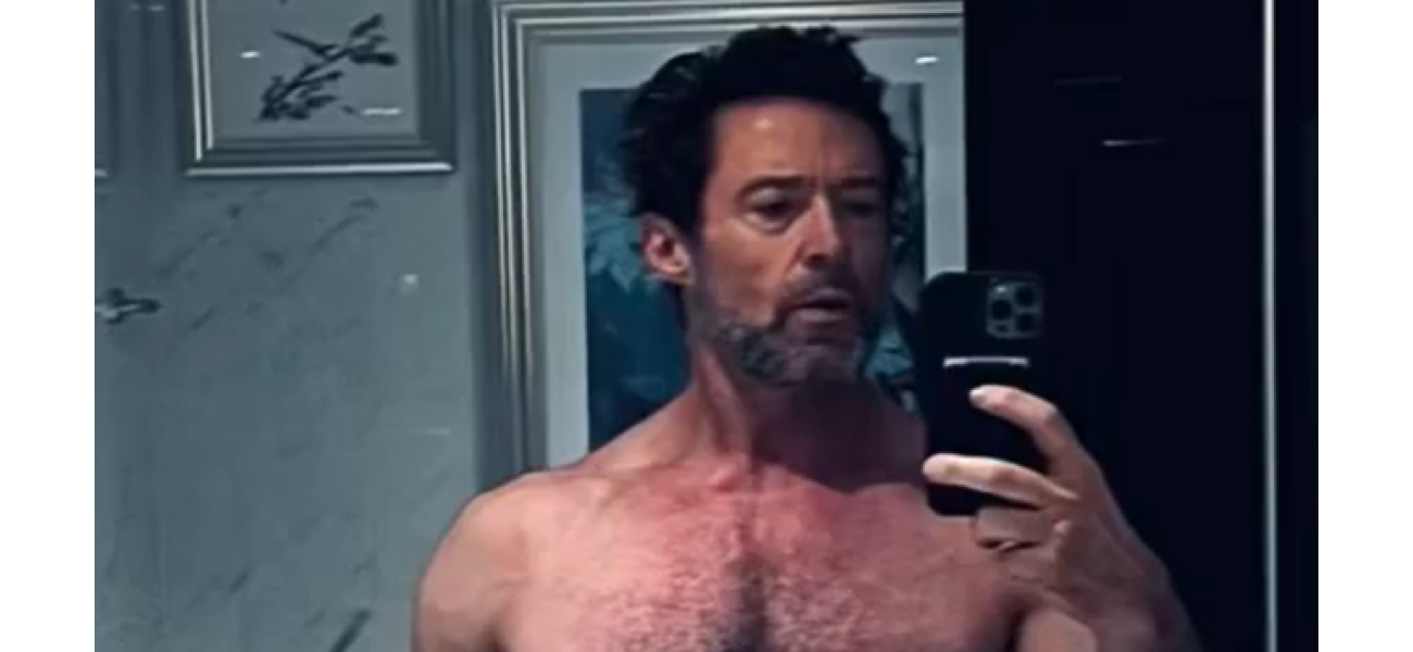 Famous stars are drooling over Hugh Jackman's shirtless photo.