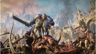 Review of the sequel to Warhammer 40,000: Space Marine, focusing on its cooperative gameplay and dark atmosphere.