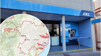 ANZ justifies branch closures with a thin red line.