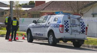 A woman is being accused of leaving a newborn baby outside of a house in Melbourne, Australia.